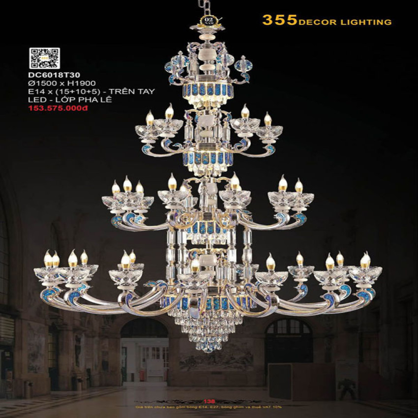 Đèn chùm 355 Decor DC6018T30