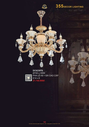 Đèn chùm 355 Decor DC6239T6