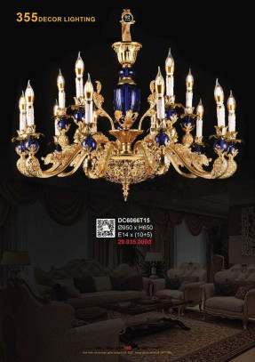 Đèn chùm 355 Decor DC6066T15