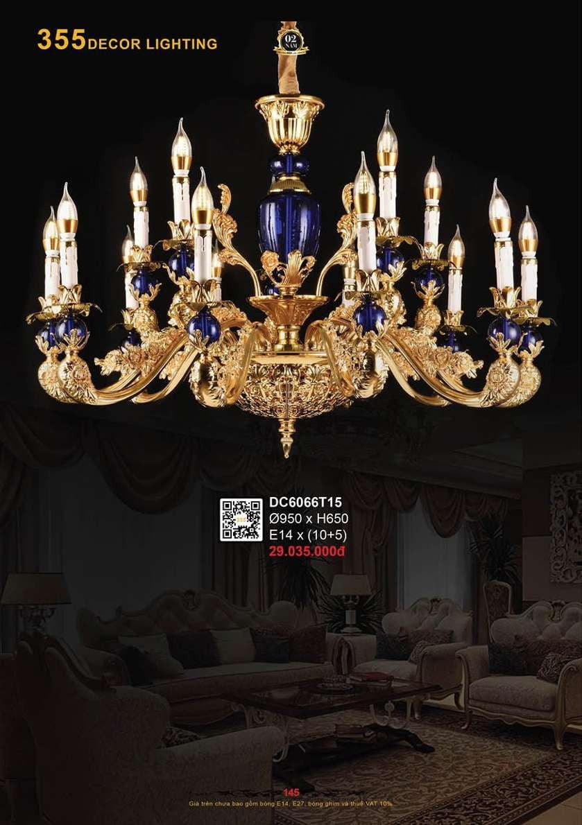 Đèn chùm 355 Decor DC6066T15