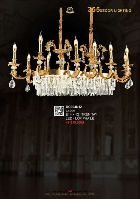 Đèn chùm 355 Decor DC904N12