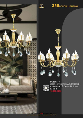 Đèn chùm 355 Decor DC8067T8