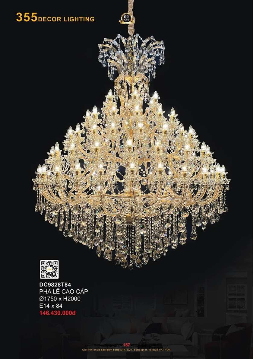 Đèn chùm 355 Decor DC9828T84
