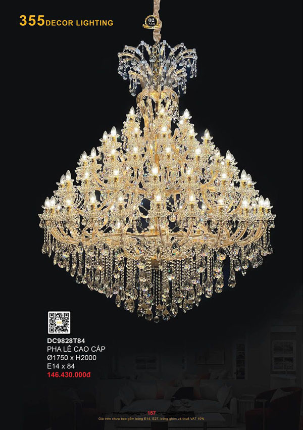 Đèn chùm 355 Decor DC9828T84