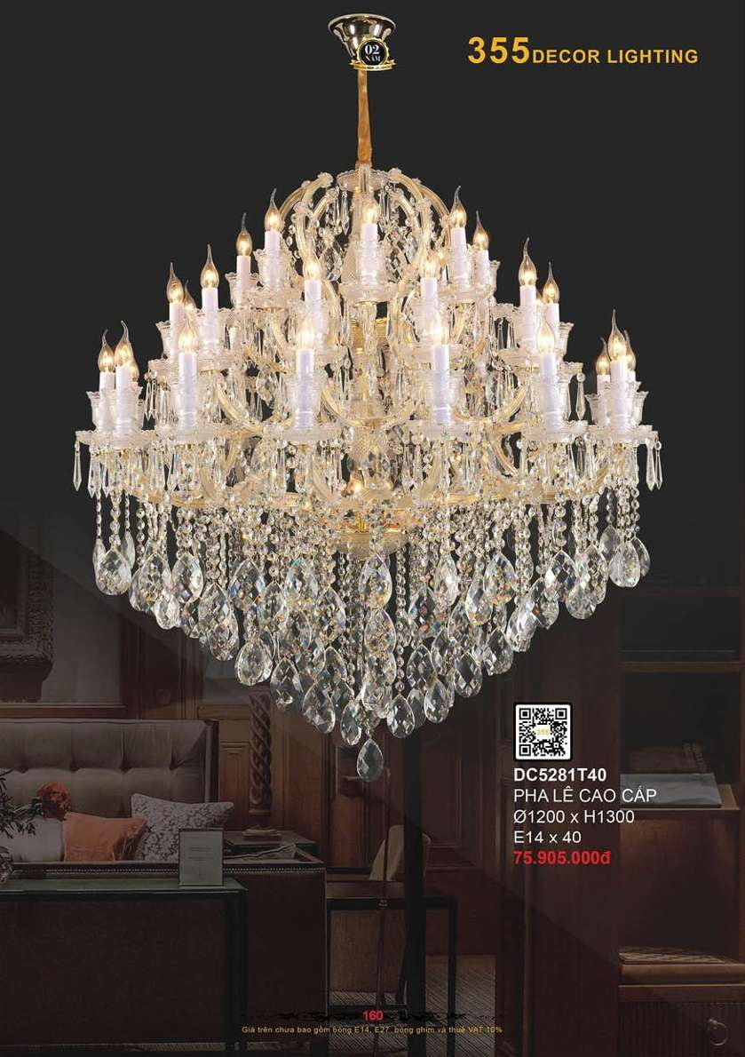 Đèn chùm 355 Decor DC5281T40