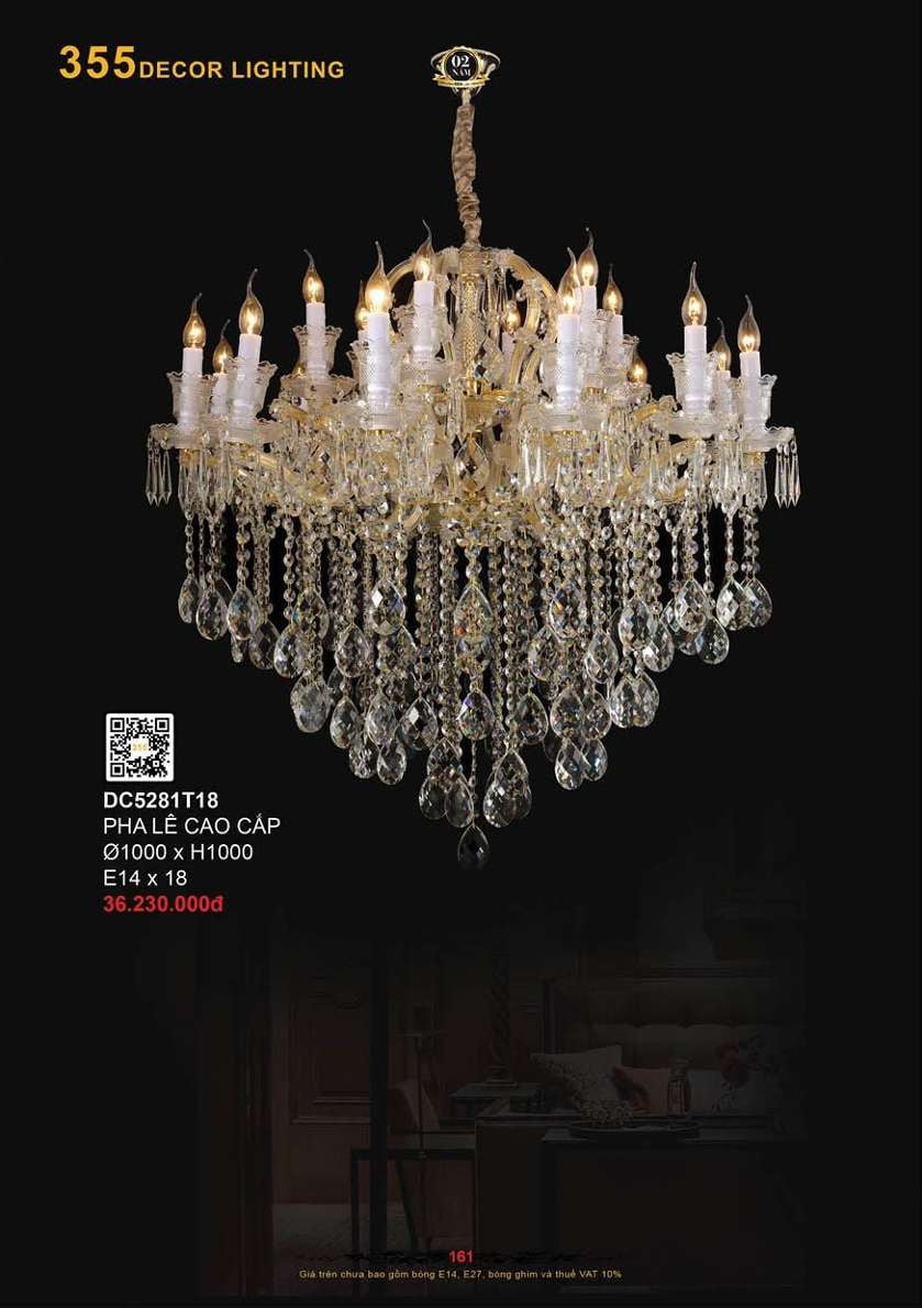 Đèn chùm 355 Decor DC5281T18