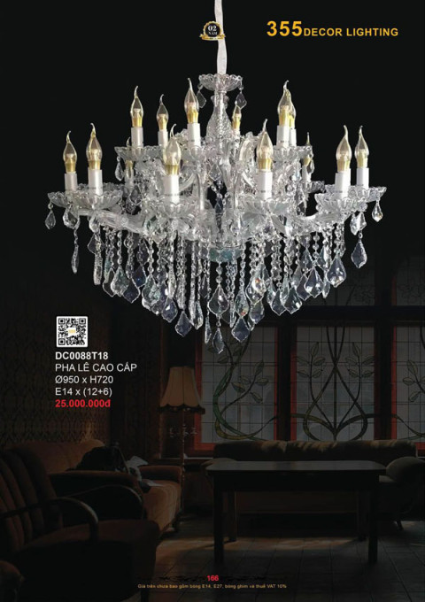 Đèn chùm 355 Decor DC0088T18