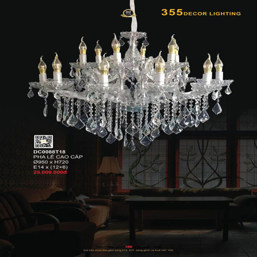 Đèn chùm 355 Decor DC0088T18