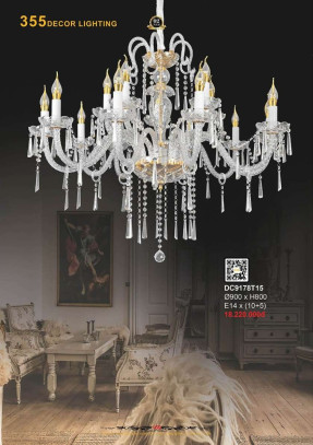 Đèn chùm 355 Decor DC9178T15