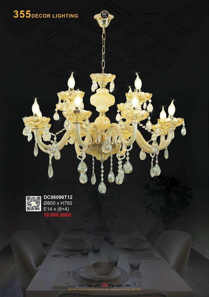 Đèn chùm 355 Decor DC86096T12