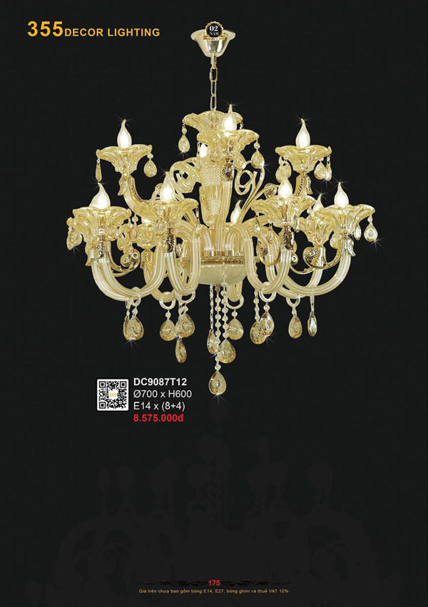 Đèn chùm 355 Decor DC9087T12