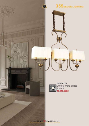 Đèn chùm 355 Decor DC1001T6