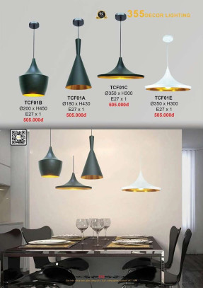 Đèn thả cà phê 355 Decor TCF01