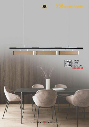 Đèn thả thiết kế 355 Decor TTK92