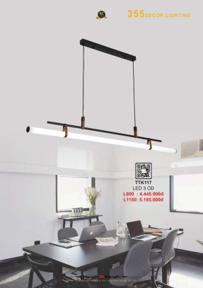 Đèn thả thiết kế 355 Decor TTK117