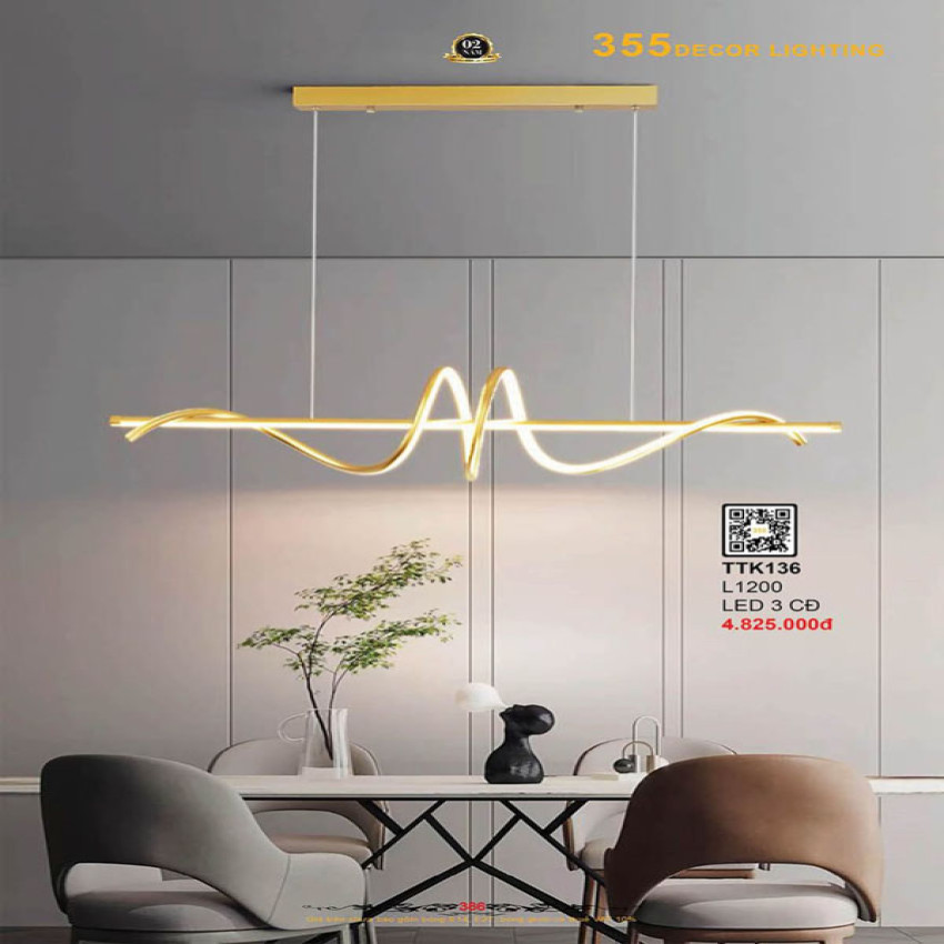 Đèn thả thiết kế 355 Decor TTK136