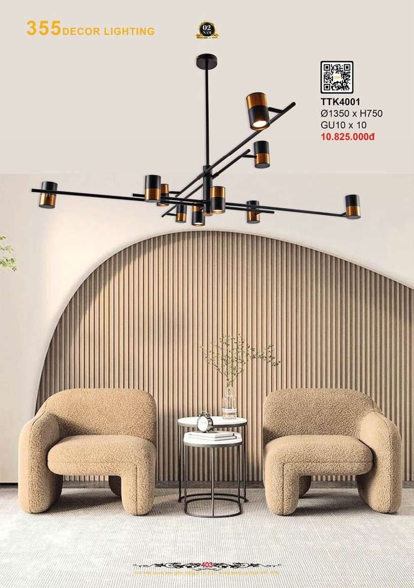 Đèn thả thiết kế 355 Decor TTK4001
