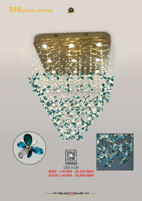 Đèn thả hiện đại 355 Decor THD025