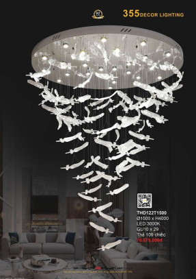 Đèn thả hiện đại 355 Decor THD122T1500
