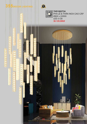 Đèn thả hiện đại 355 Decor THD1002T24