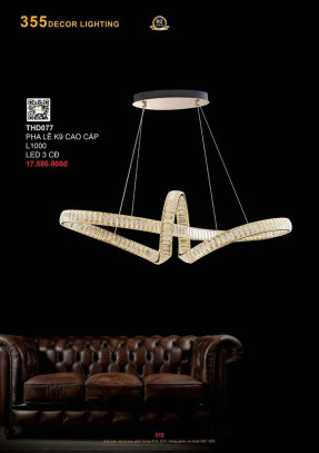 Đèn thả hiện đại 355 Decor THD077