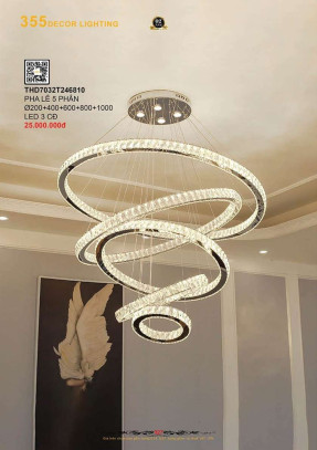 Đèn thả hiện đại 355 Decor THD7032T246810