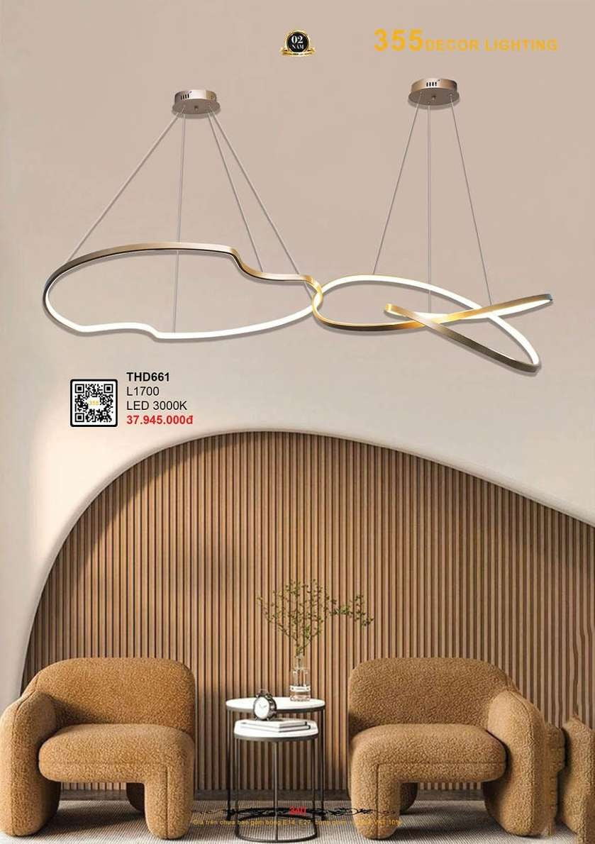 Đèn thả hiện đại 355 Decor THD661