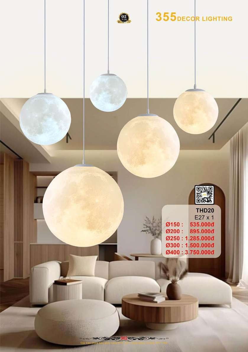 Đèn thả hiện đại 355 Decor THD20