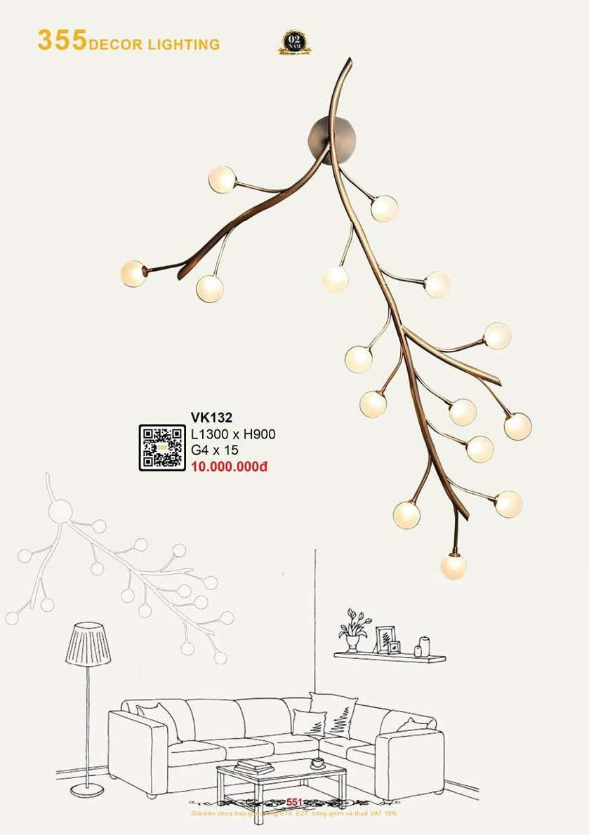 Đèn vách tường 355 Decor VK132