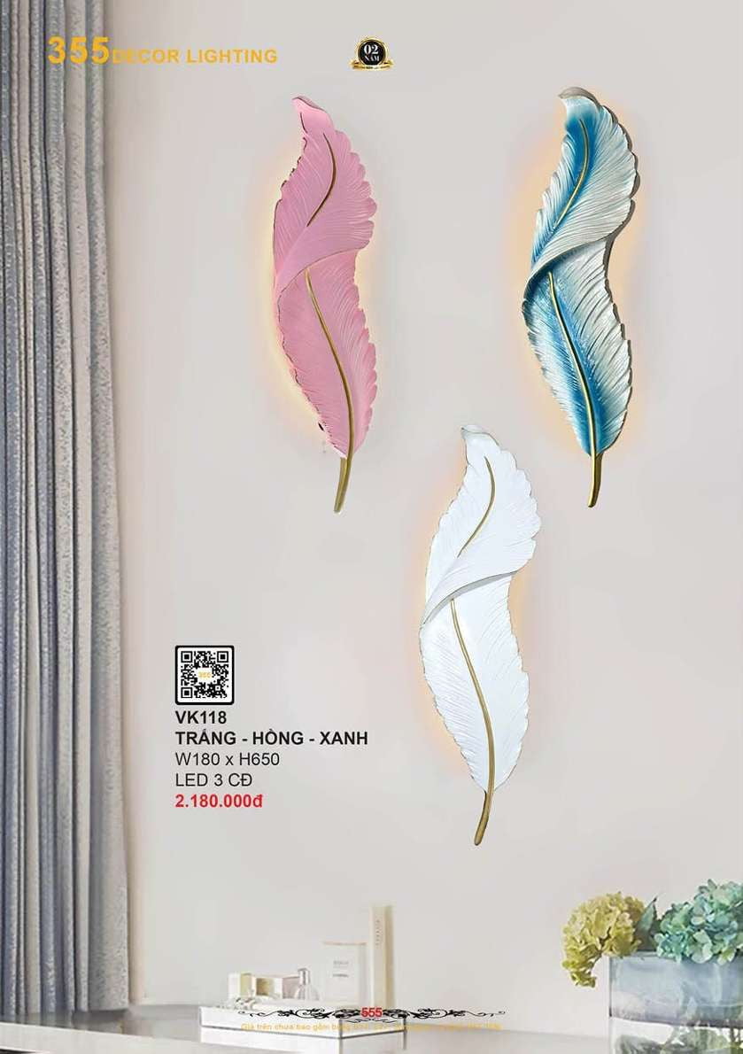 Đèn vách tường 355 Decor VK118