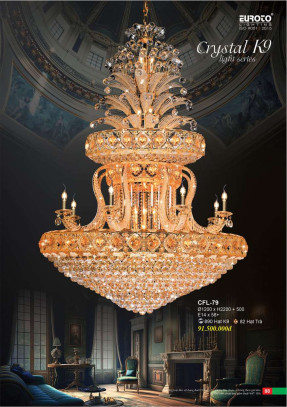 Đèn chùm pha lê Euroto CFL-79