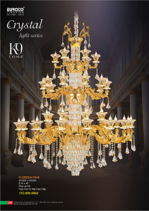 Đèn chùm Euroto C-229/24+10+6