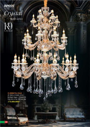 Đèn chùm Euroto C-2065/15+10+6