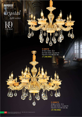 Đèn chùm Euroto C-2067/8, C-2068/15