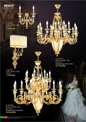 Đèn chùm Euroto C-414/18, C-415/28, V-973/2, V-974/2