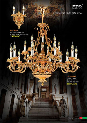 Đèn chùm Euroto C-120/12+6, VC-709/2