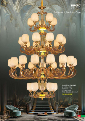 Đèn chùm Euroto C-125/5+15+10+5