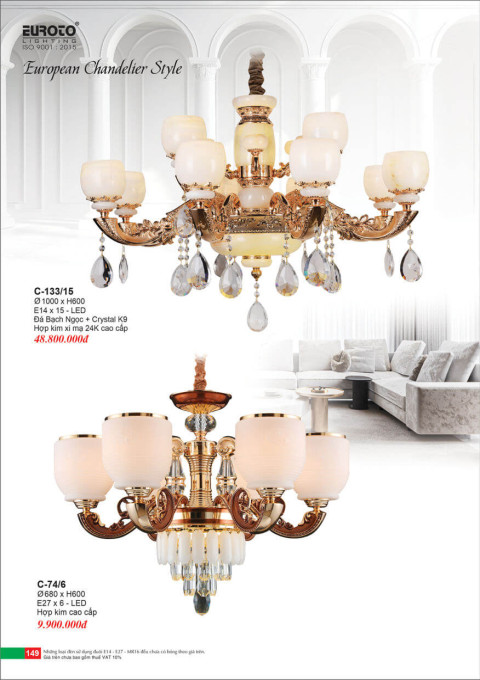 Đèn chùm Euroto C-133/15, C-74/6