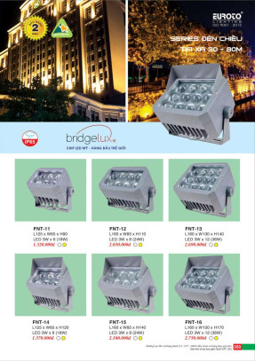 Đèn chiếu tia Euroto FNT-11, FNT-12, FNT-13, FNT-14, FNT-15, FNT-16