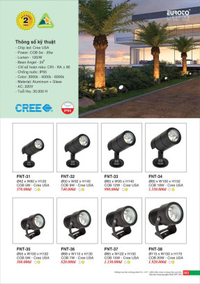 Đèn chiếu tia Euroto FNT-31, FNT-32, FNT-33, FNT-34, FNT-35, FNT-36, FNT-37, FNT-38