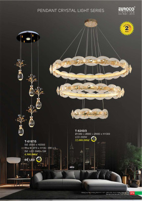 Đèn thả Euroto T-6197/5, T-6243/3