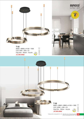 Đèn thả Euroto T-55, T-56