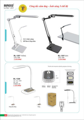Đèn bàn Euroto BL-1207, BL-1328