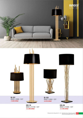 Đèn bàn Euroto DB101, DB102, DD19, DD20