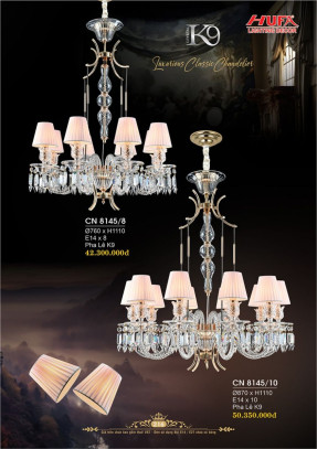 Đèn chùm nến Hufa CN 8145/8, CN 8145/10