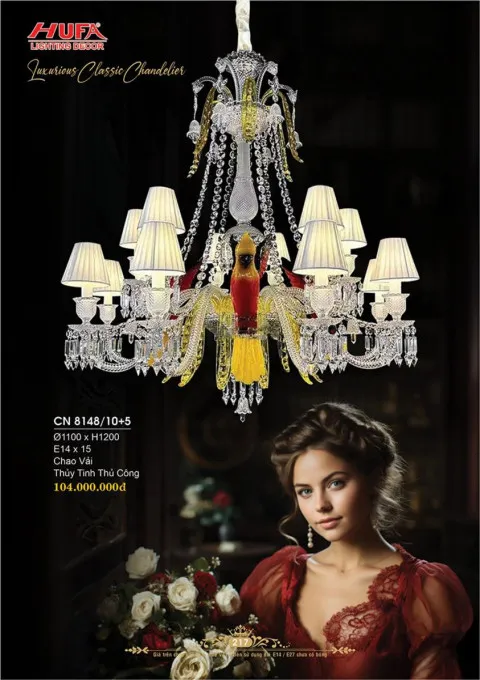 Đèn chùm nến Hufa CN 8148/10+5