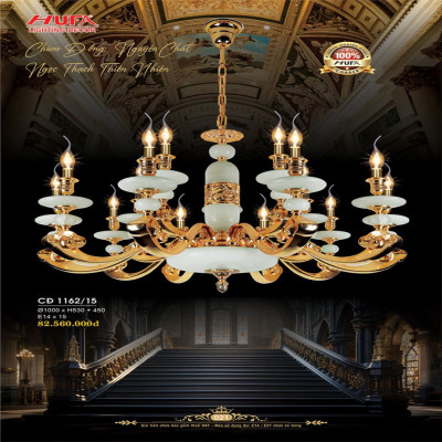 Đèn chùm đồng Hufa CĐ 1162/15