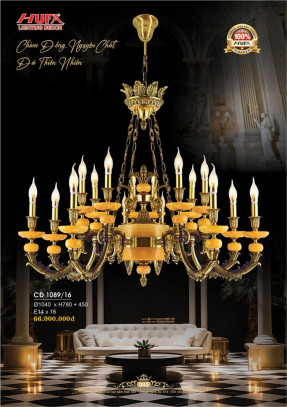Đèn chùm đồng Hufa CĐ 1089/16