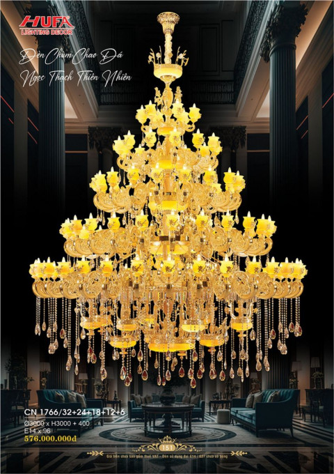 Đèn chùm nến Hufa CN 1766/32+24+18+12+6