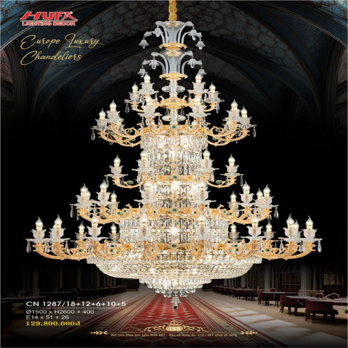 Đèn chùm nến Hufa CN 1287/18+12+6+10+5